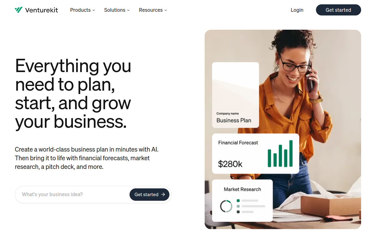 Screenshot di Venturekit