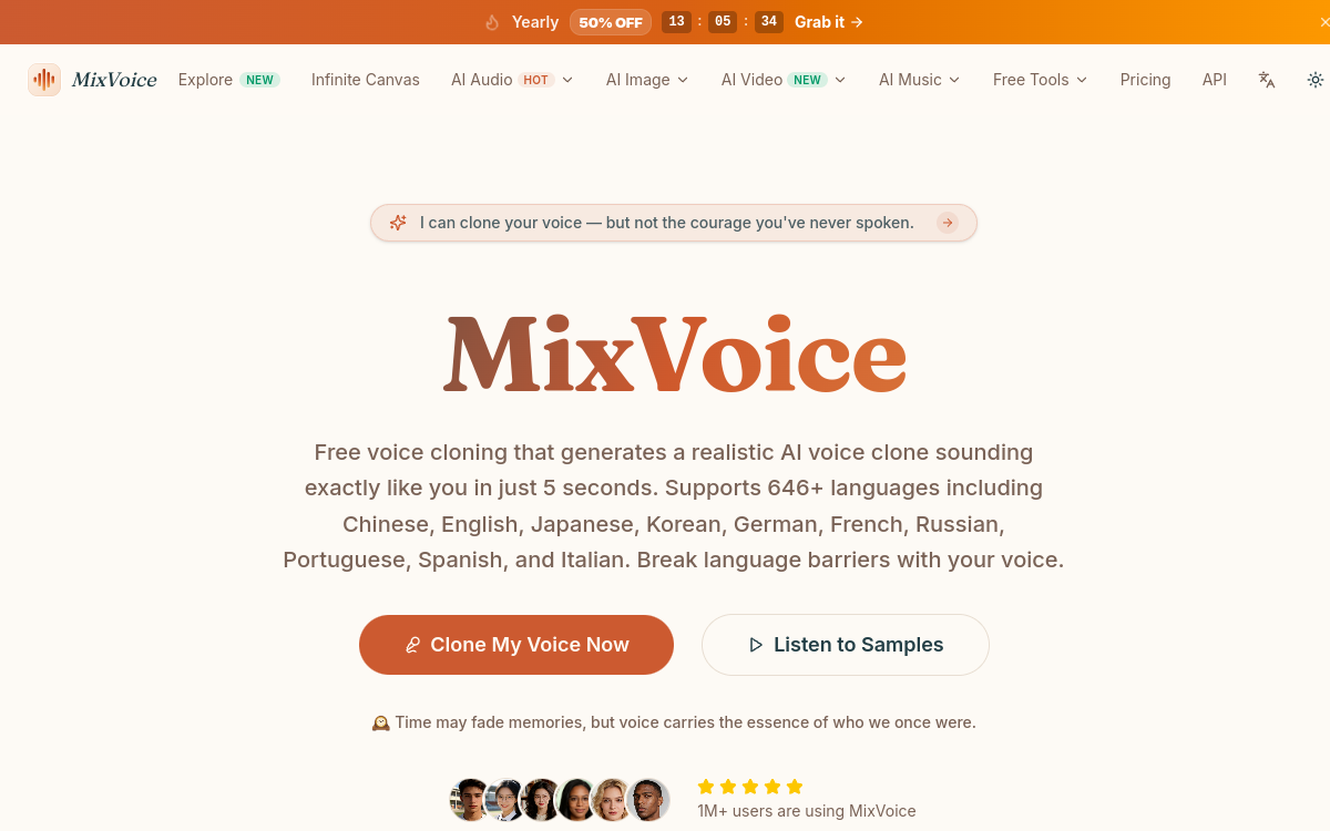 Screenshot di AI Clone Voice Free