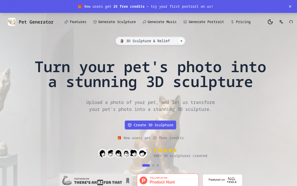 Screenshot di AI Pet Generator