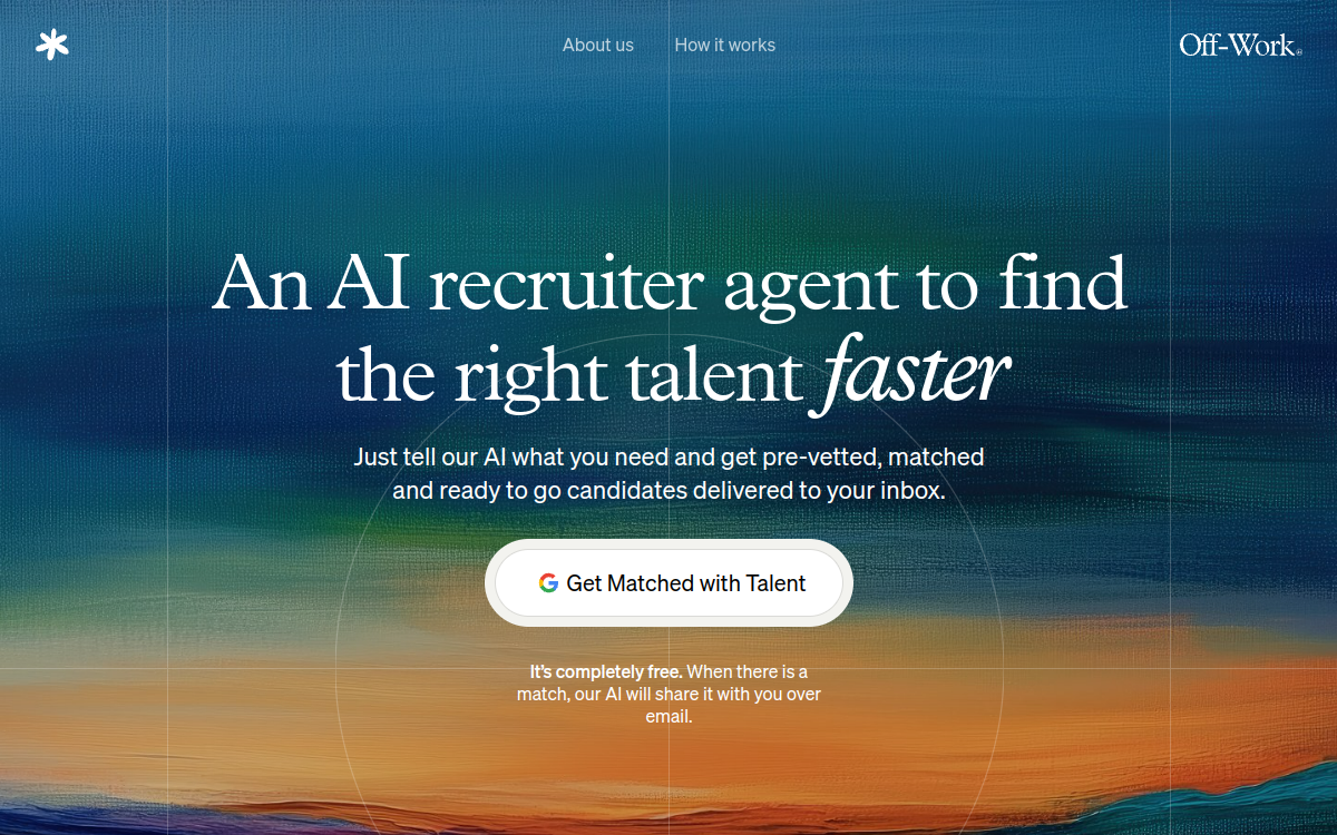 Screenshot di OffWork AI Recruiter