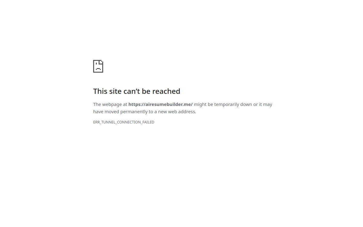 Screenshot di AI Resume Builder