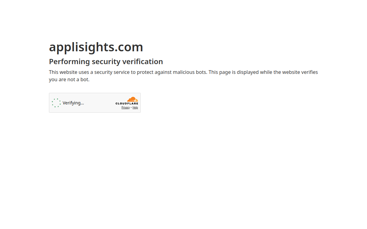 Screenshot di Applisights